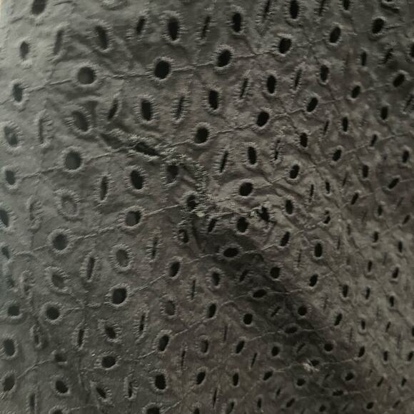 Maia Bergman Women's Crochet Eyelet Open Back Maxi Dress Large - Picture 13 of 13